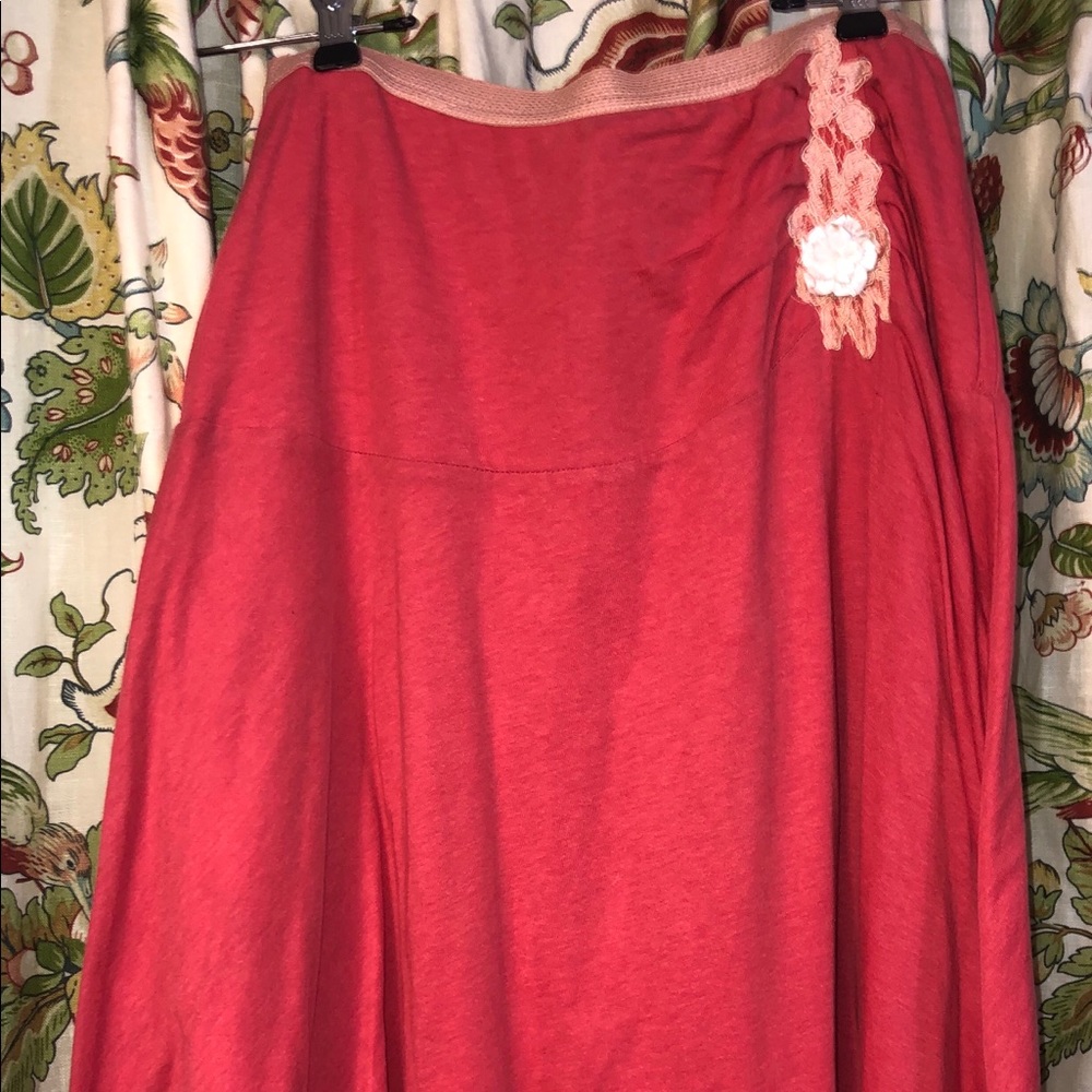 Coral Free People Skirt. Sz L
